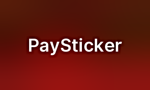 Paystack Logo Sticker PaySticker.com is for sale